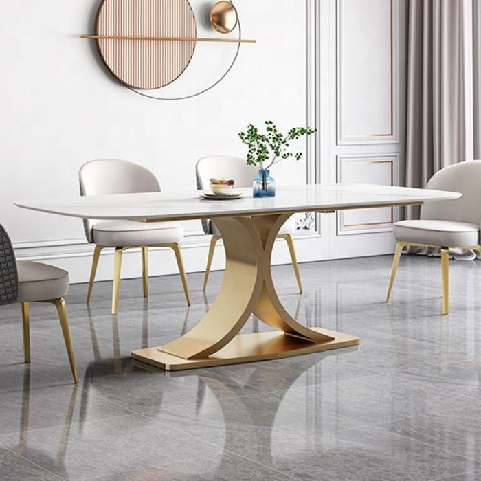 BLONSKI Bella Rectangular Dining Table Perigold